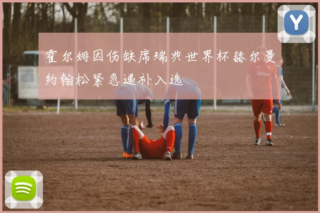 霍尔姆因伤缺席瑞典世界杯赫尔曼约翰松紧急递补入选
